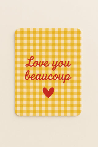 Carte "Love You Beaucoup"